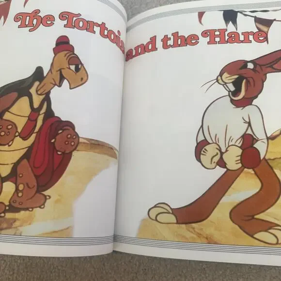 Walt Disney’s Silly Symphonies 1981 Hardcover Book w Dust Jacket Vintage - Picture 13 of 15